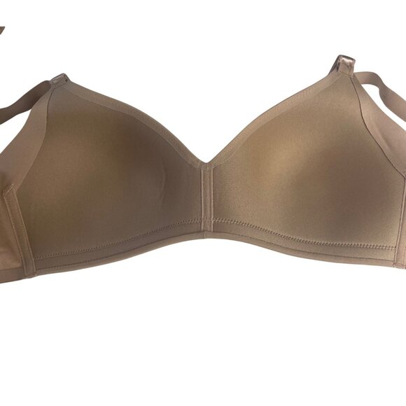 Warners Wireless Bra Size 36c Tan Lightly Lined New Adjustable Smoothing - Picture 3 of 9
